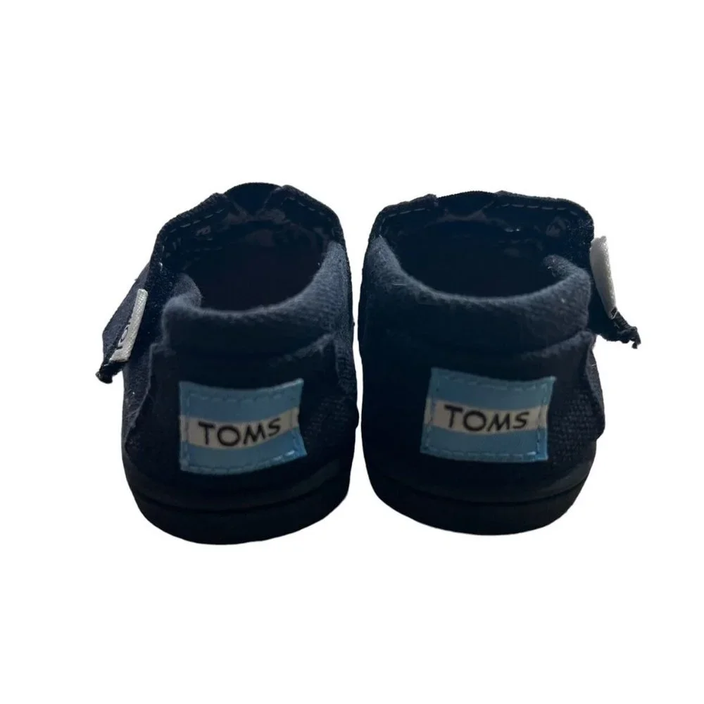 Toms T3 Black Toddler Shoes
